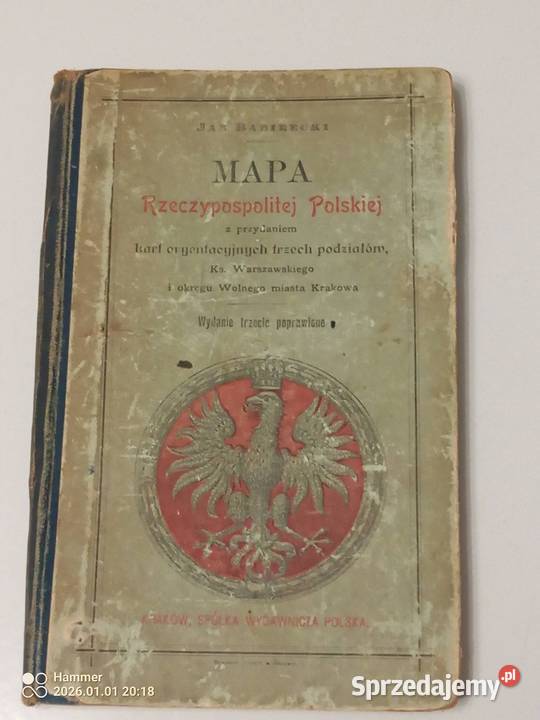 Jan Babirecki Mapa Rzeczypospolitej Polskiej Wrocław