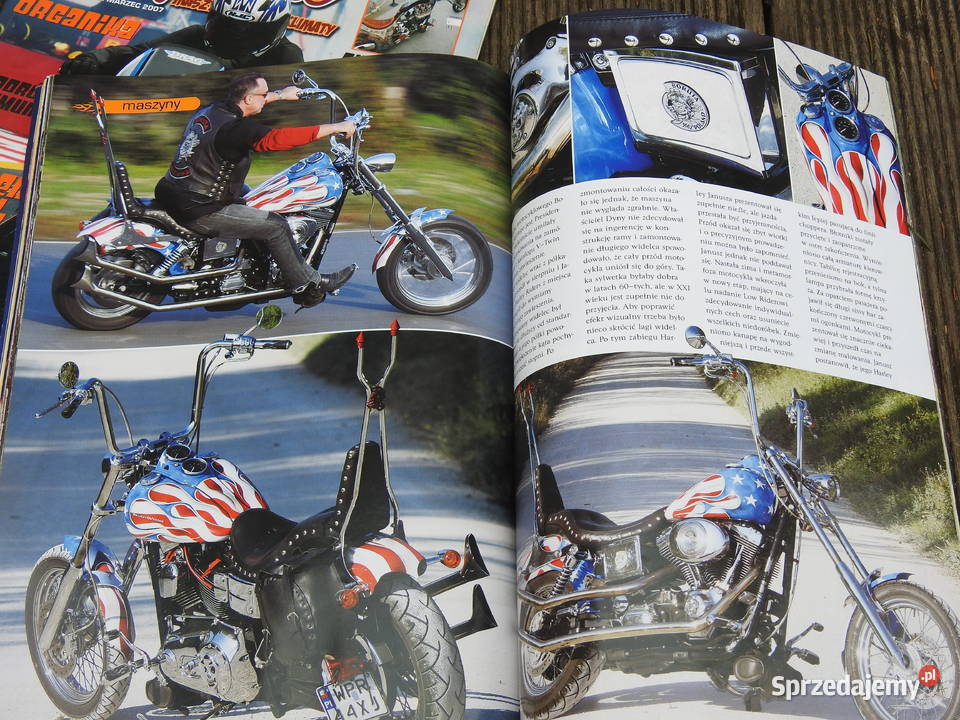 Custom Harley WLA Indian Bobber Chopper Easy Warszawa