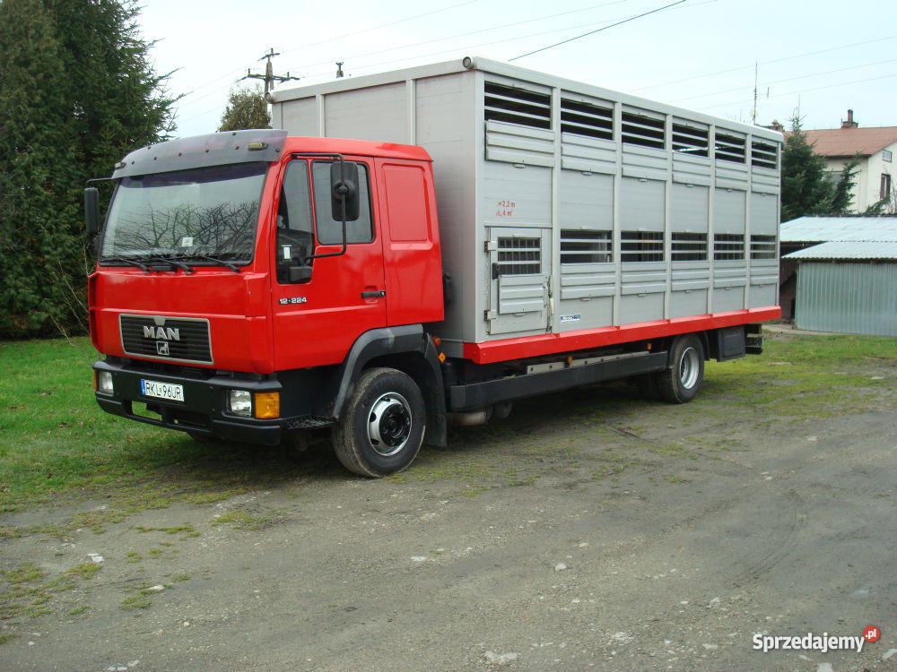 MAN 12224 DO PRZEWOZU ŻYWCA ZWIERZĄT VIEHTRANSPO 224KM sprzedam