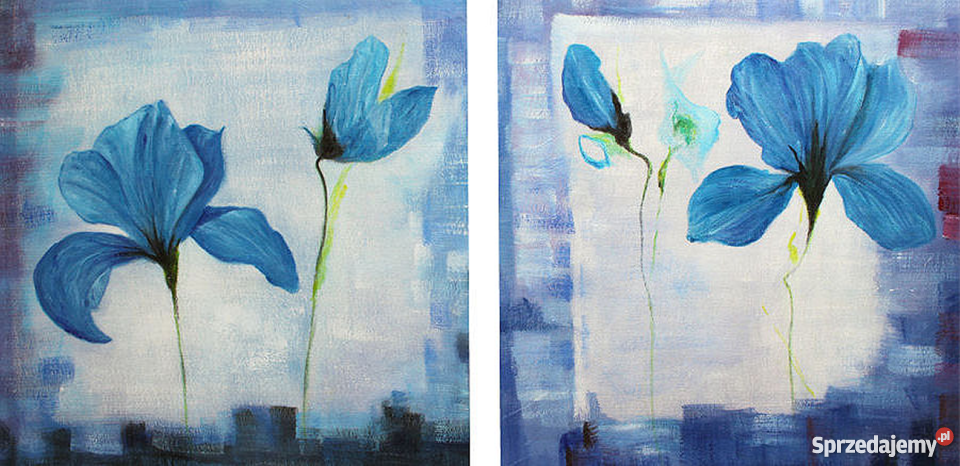 Obraz olejny Orliki Pomysł na niej na prezent Warszawa