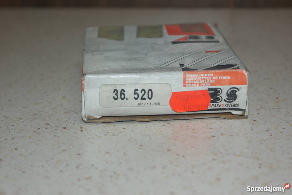 KLOCKI HAMULC NISSAN SUNNY 8291 ABS 36520 mazowieckie Białobrzegi