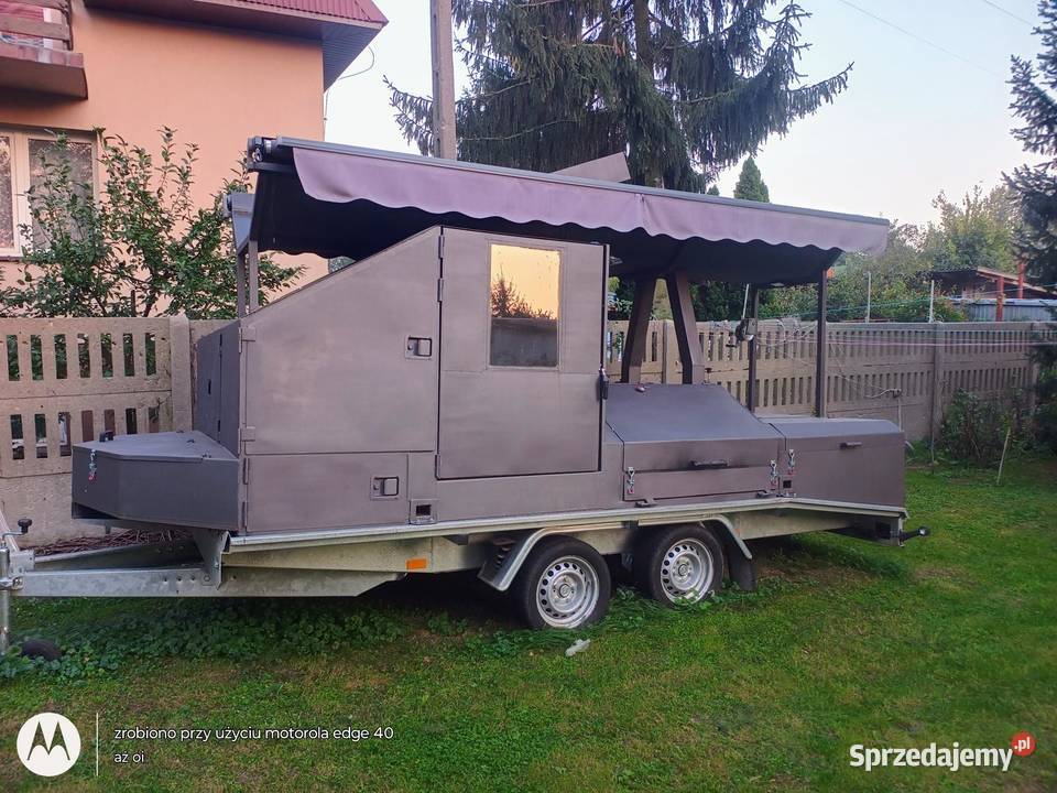 Przyczepa gastronomiczna mobilna grillowędzarnia łódzkie sprzedam