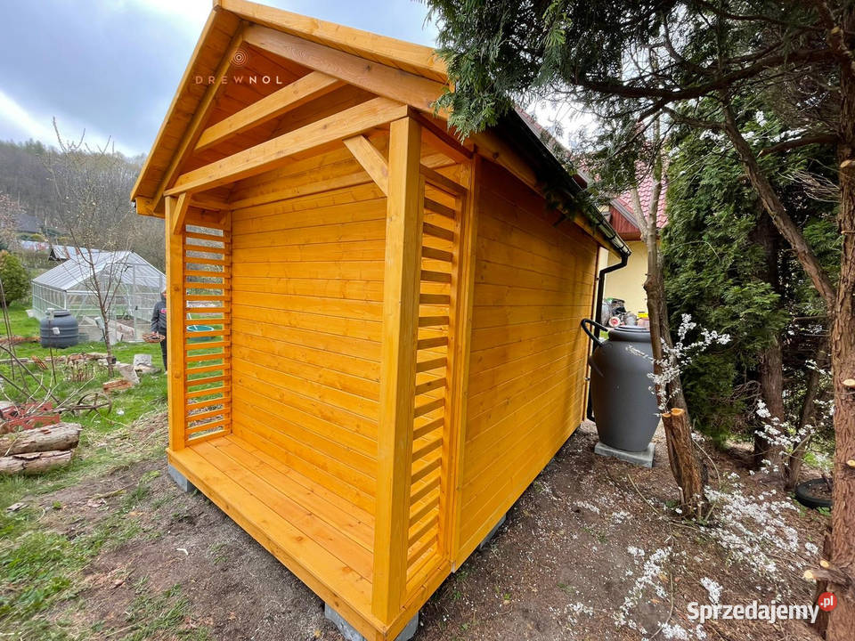 domek narzędziowy drewutnia domek 2w1 altanka