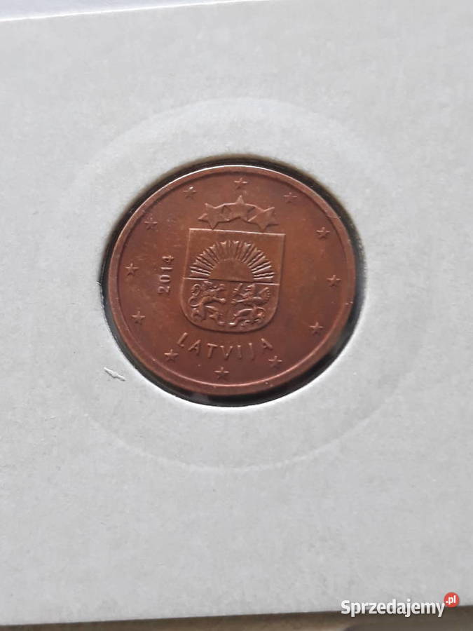 2 Eurocenty Łotwa 2014 r sprzedam
