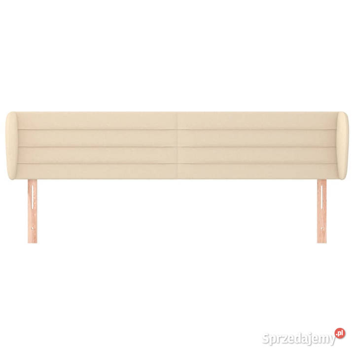 Zagłówek uszak kremowy 163x23x7888 tkanina Warszawa