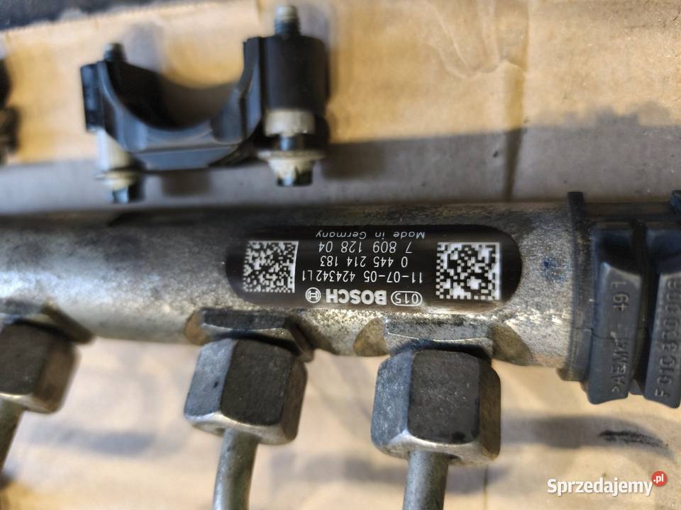 Układ paliwowy wtryskowy N47D20C 184 f10 f30 f25 osobowe Włoszczowa