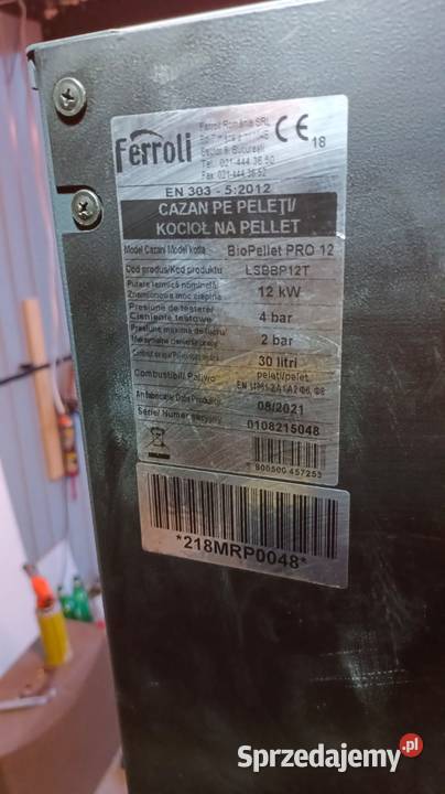 Piec kocioł Ferroli BioPellet PRO 12 CZYSTE Wrocław