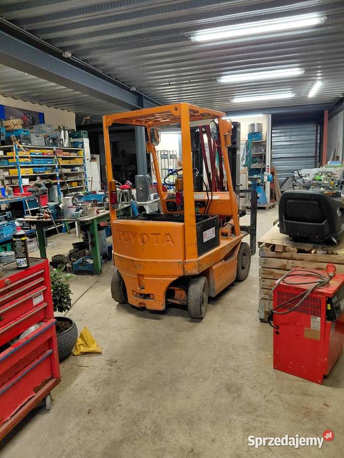 Wuzek widłowy toyota elektryczny elektryczny Motoryzacja Bzowiec