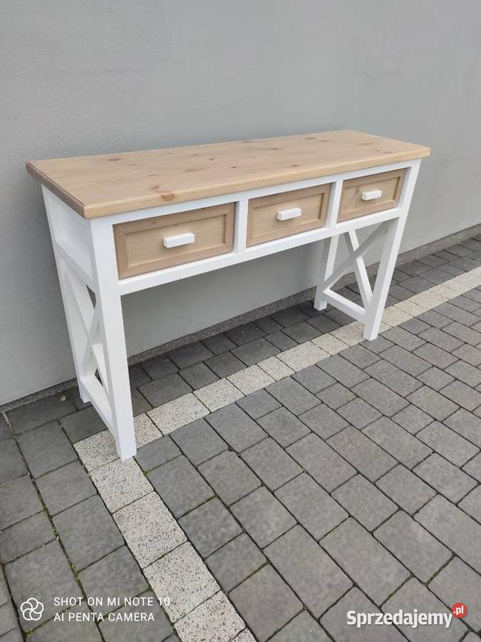 Konsola drewniana styl prowansalski Zduńska Wola