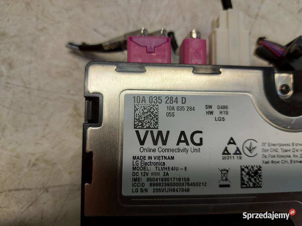 Skoda Enyaq 5LA iV60 MODUŁ STEROWNIK 10A035284D osobowe