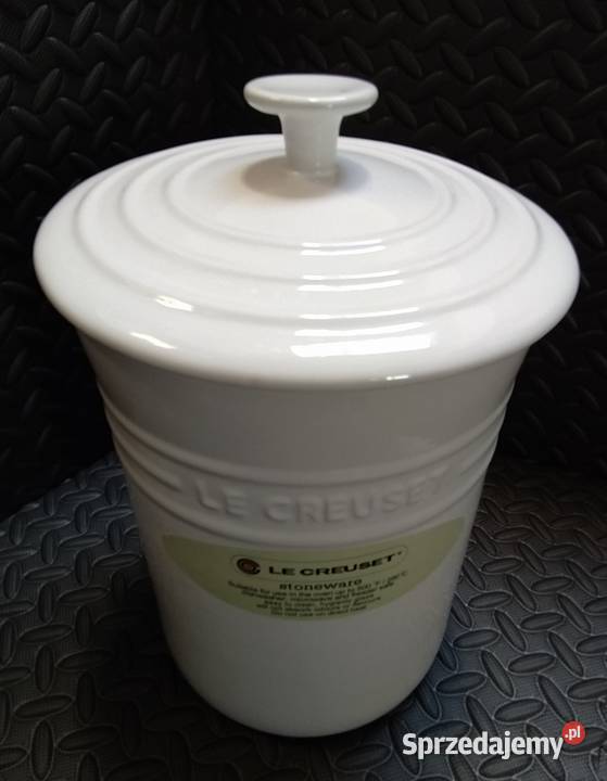 Le Creuset duży biały pojemnik do przechowywania Beczki i kamionki Radlna