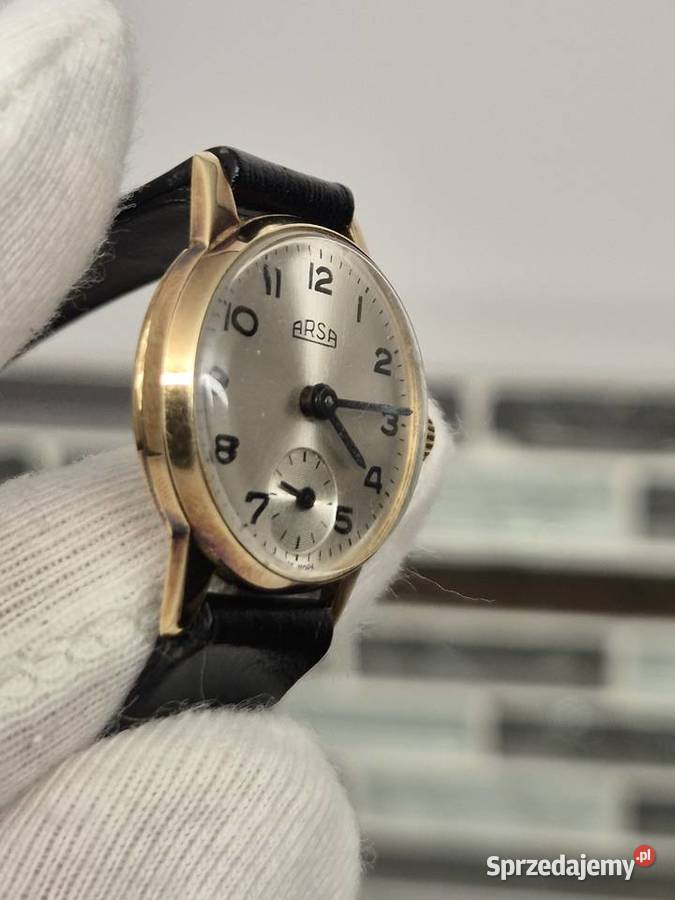 Złoty zegarek Arsa 14k pr 585