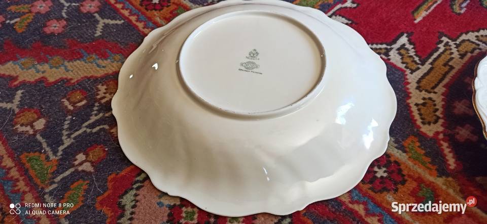 Patera EPOS Tillowitz Elfenbein Porzellan Porcelana i szkło pomorskie Gdańsk