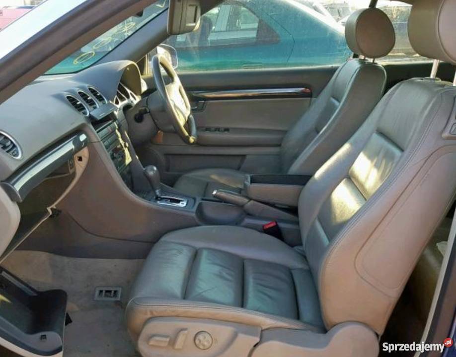 Auto Audi A4 Cabriolet ANGLIK skórzana tapicerka