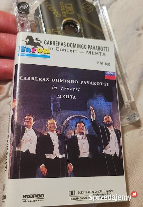Luciano Pavarotti dwie kasety w jednej w stanie kujawsko-pomorskie Chełmno