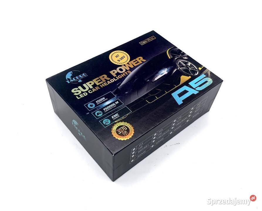 ŻARÓWKA LED H7 930V KOMPLET CANBUS Pomiechówek