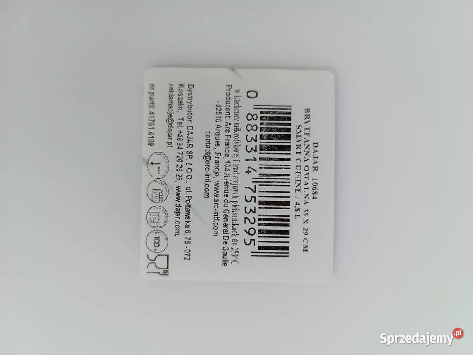 BRYTFANNA PROSTOKĄTNA naczynie żaroodporne 36x29 Kędzierzyn-Koźle