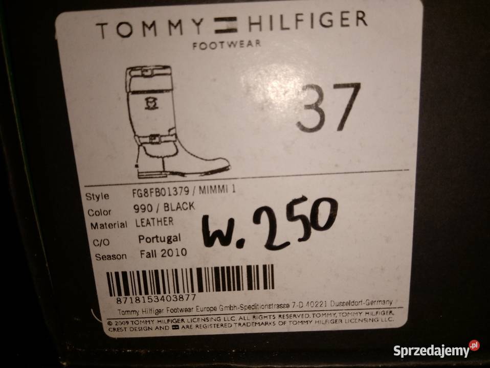 Tommy Hilfiger Kozaki damskie rozmiar 37 nowe mazowieckie Mińsk Mazowiecki