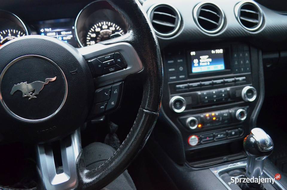 ZJAWISKOWY CZARNY MUSTANG CABRIO 2016 Płock