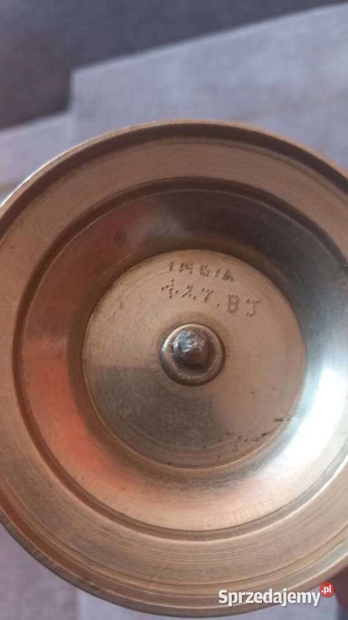 Mosieżny dzwon na stolikd Bierzglinek sprzedam