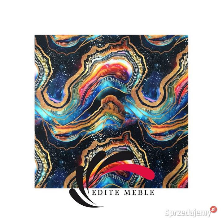 Hoker Krzesło Barowe Marmur Galaktyka KB12 Poznań