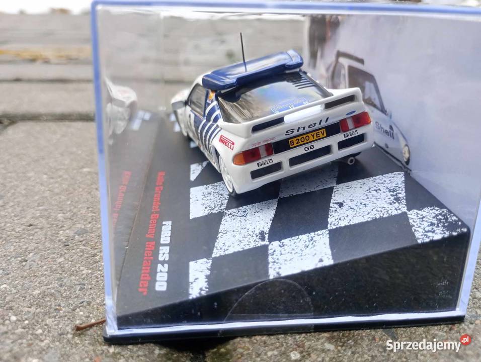 FORD RS 200 model Rally cars 143 Deagostini Warszawa