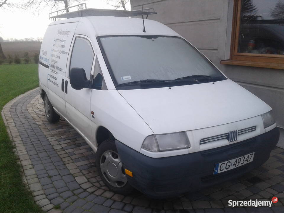 Fiat scudo 19D blaszak kujawsko-pomorskie Lisewo