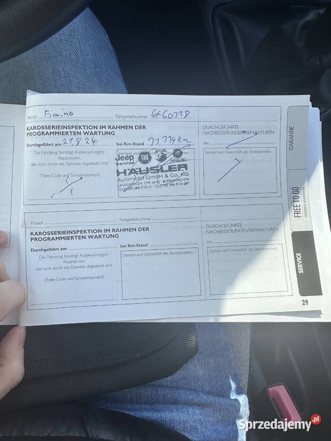 Fiat Fiorino SX13 MultiJet 95 bezwypadkowy opolskie Kielcza