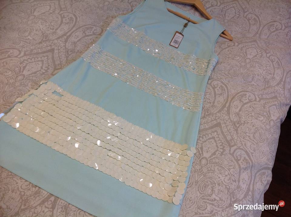 Sukienka Damska BDBA S Nowa Cekiny Nowa Sól