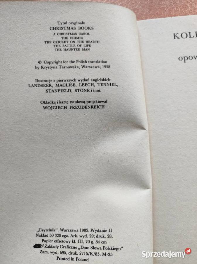 Opowieści wigilijne autorstwa Karola Dickensa