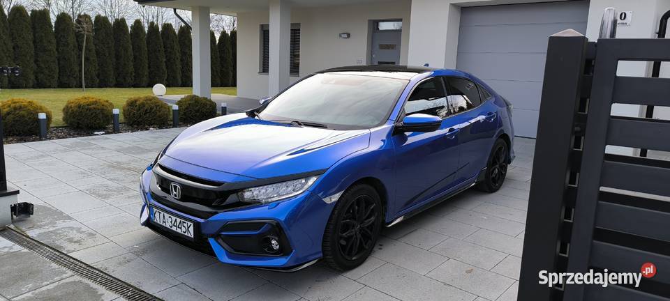 Honda Civic Sport 182 niski przebieg elektrycznie ustawiane fotele Wojnicz