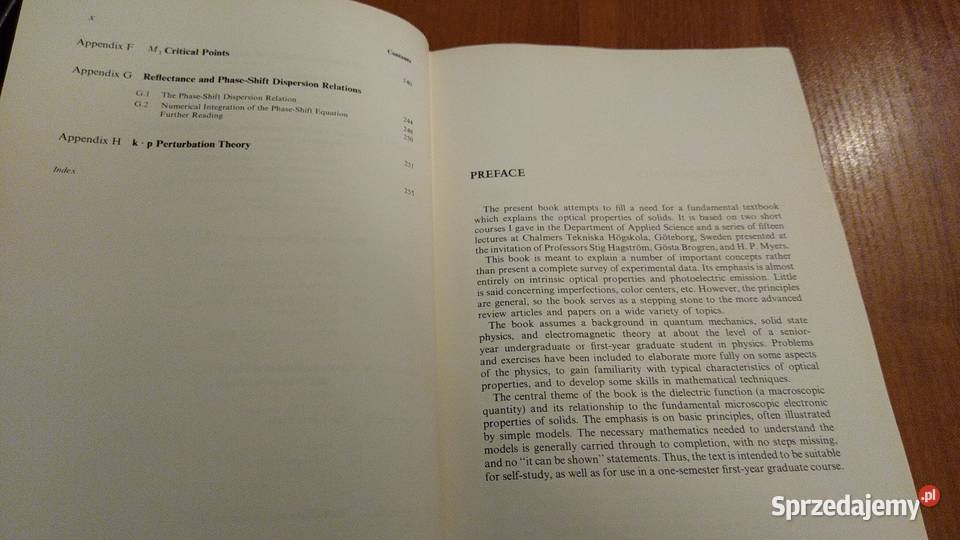 Optical properties of solids Frederick Wooten