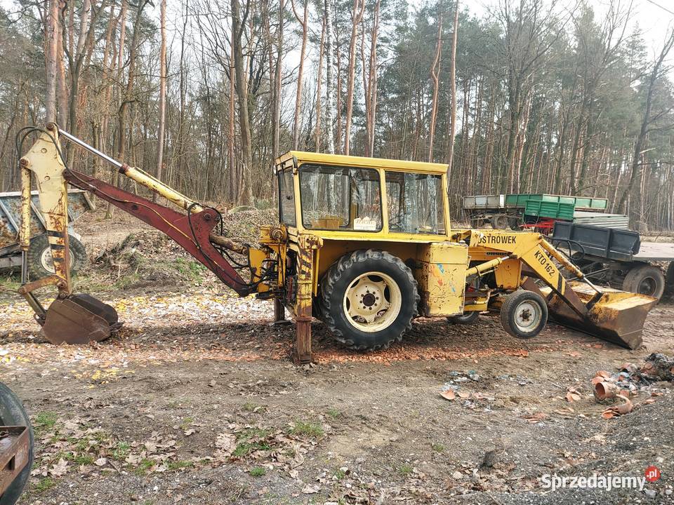 Koparko ładowarka ostrówek k 162 cat jcb małopolskie Wola Rzędzińska