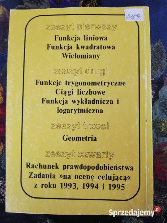 Matura z matematykiJanusz Kowalski Andrzej matematyka Podręczniki Książki i Podręczniki
