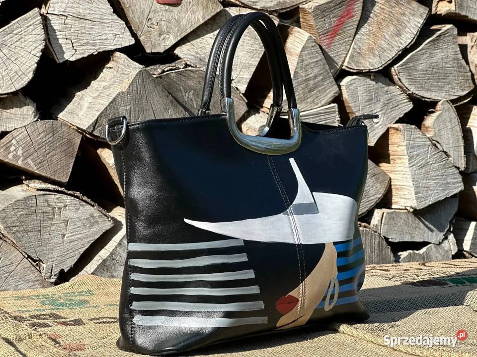 Ręcznie malowana torebka A4 Hand Made Dla kobiet Warszawa