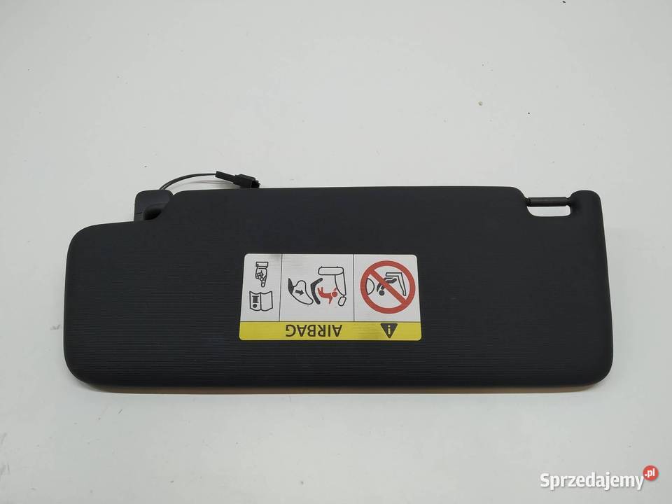 DASZKI PRZECIWSŁONECZNE PRAWY PASAŻERA CZARNY