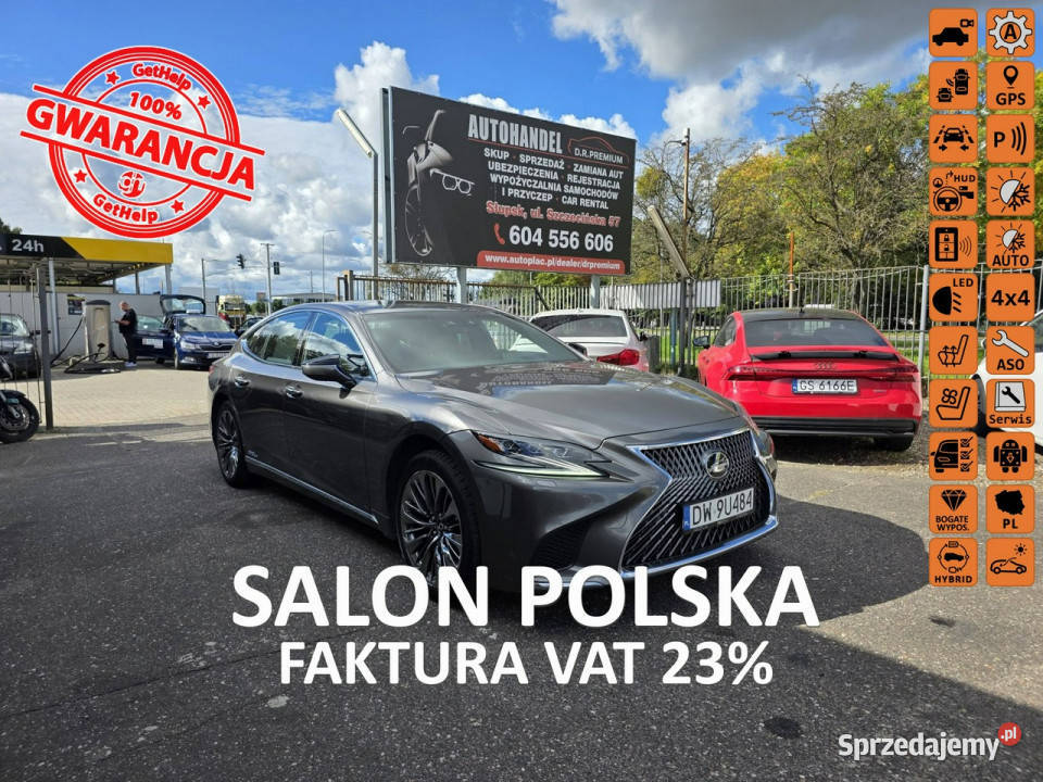 Lexus LS 35 Hybryda 359 Kamera 360 Full LED Motoryzacja Słupsk