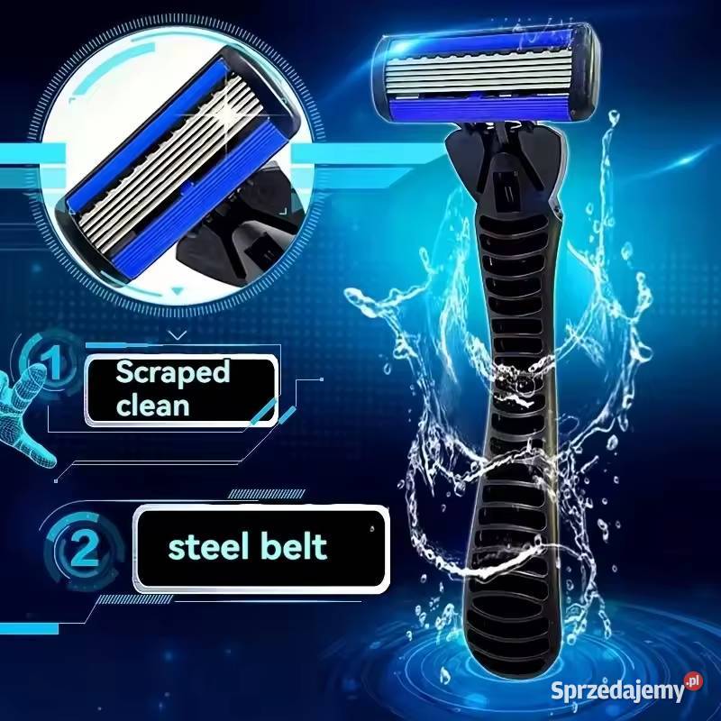 Maszynka Do Golenia Męska 6 Warstwowa24 Ostrza 2 Płock