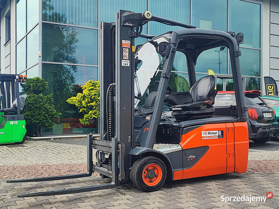 Wózek widłowy elektryczny Linde E1602 16 t Kęty