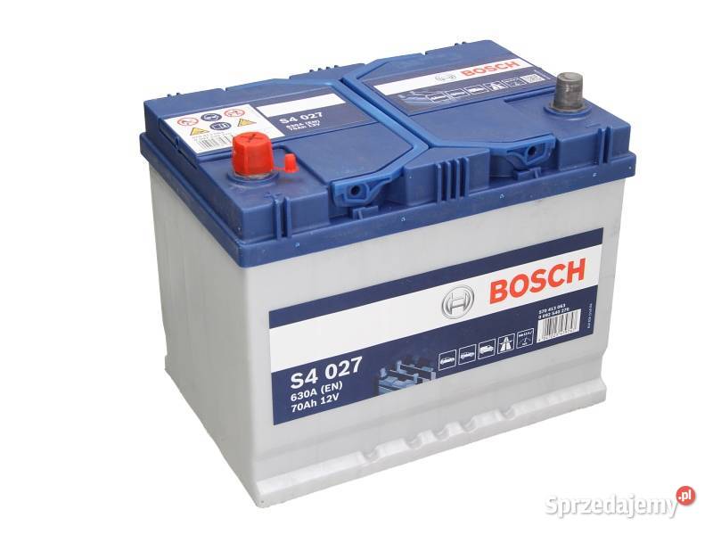 Akumulator BOSCH 12V 70Ah630A S4 L Układ elektryczny, zapłon Wrocław