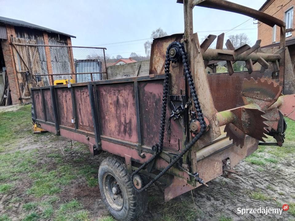 Rozrzutnik obornika 35t jednoosiowy transport Bełchatów