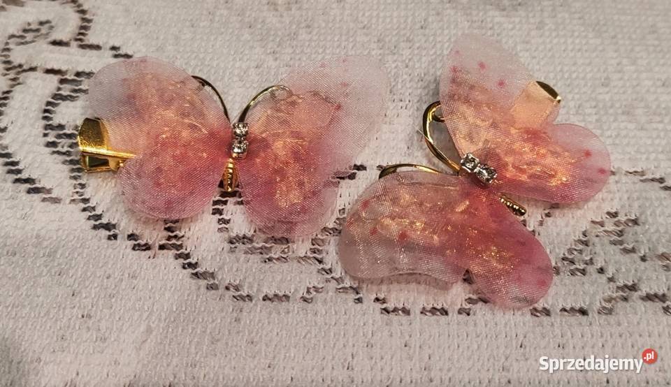 Spinki do włosów MOTYLKI 2 Piaseczno sprzedam