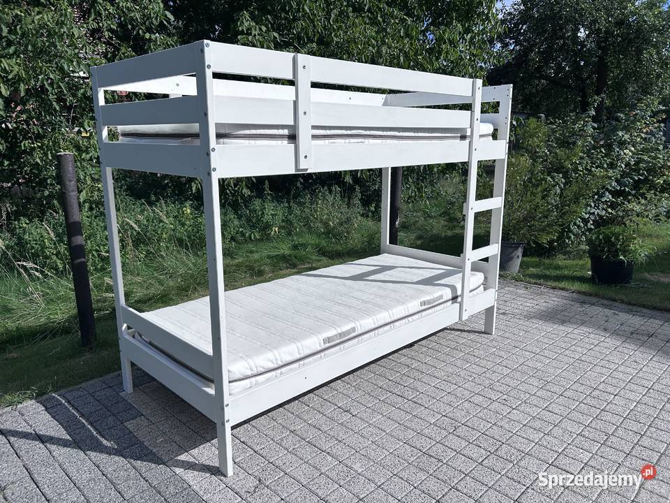 Łóżko piętrowe IKEA Mydal 2 Materace IKEA Malvik Rybnik sprzedam