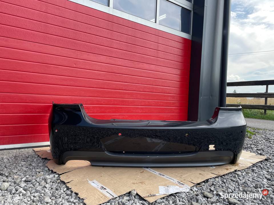 BMW 3 E90 E91 Zderzak tylny m pakiet 7906500 osobowe Karoseria Czarny Dunajec