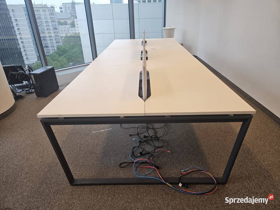 Duży stół 420x160 bench biurko 6osobowe biały Stoły mazowieckie Warszawa