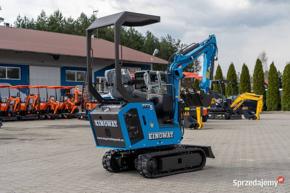 NOWA MINIKOPARKA KINGWAY 1000 3 ŁYŻKI 1 TONA FV