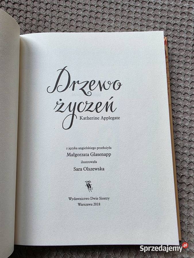 nowa Drzewo życzeń Katherine Applegate Książki dla dzieci Kraków