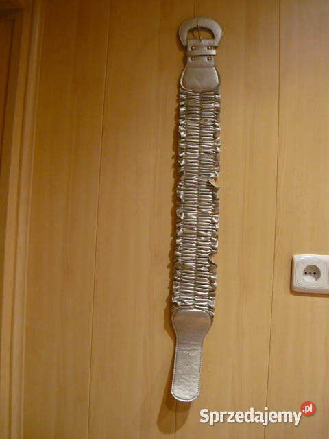 Pasek srebrny gumowy śląskie