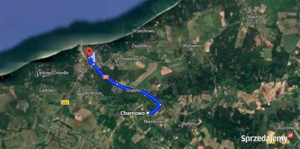 Działki budowlane 675 ha MORZEM Ustka Słupsk 19zł/m2 Charnowo