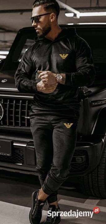 Komplet dresowy męski welurowy Warszawa